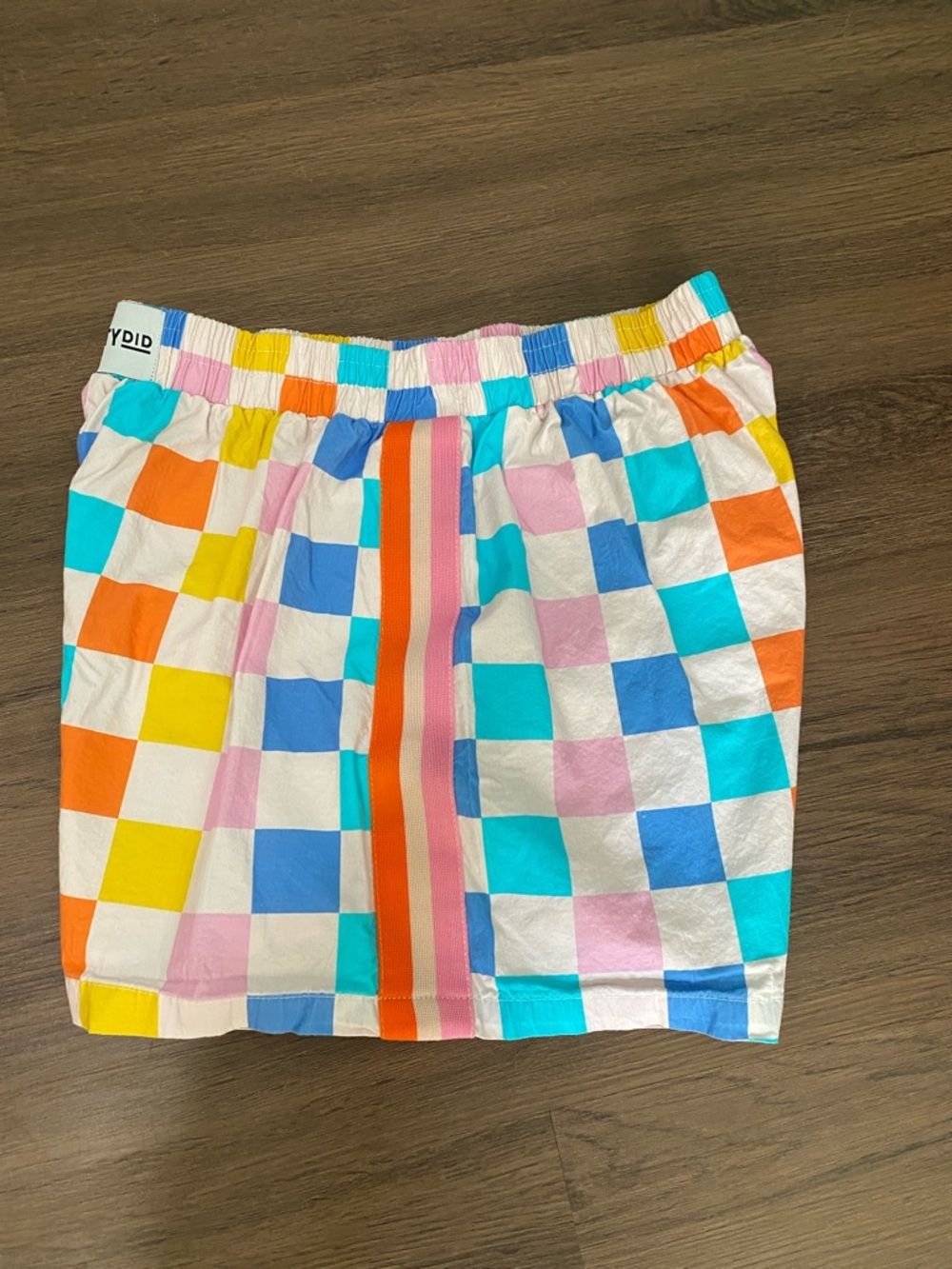 Katydid Women’s Checkered Boxer Style Cotton Shorts size M - Picture 5 of 8